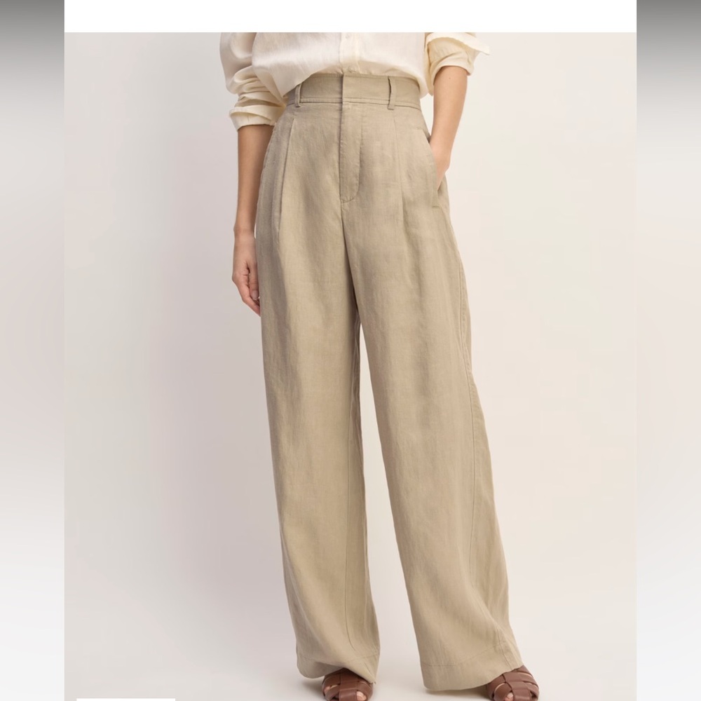 NWT Everlane Linen Drape Pants